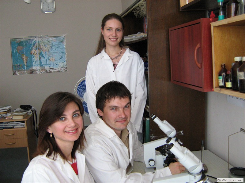 Співробітники лабораторії Еколбіотехнології